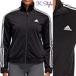 NWT Adidas Essential Track Jacket Black M